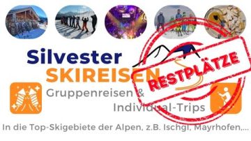 Restplätze für unsere<br>Silvester-Skireisen!